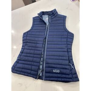 NWT Stio Women's Pinion Down Vest In Mountain Shadow Size Xs. Smoke/pet free